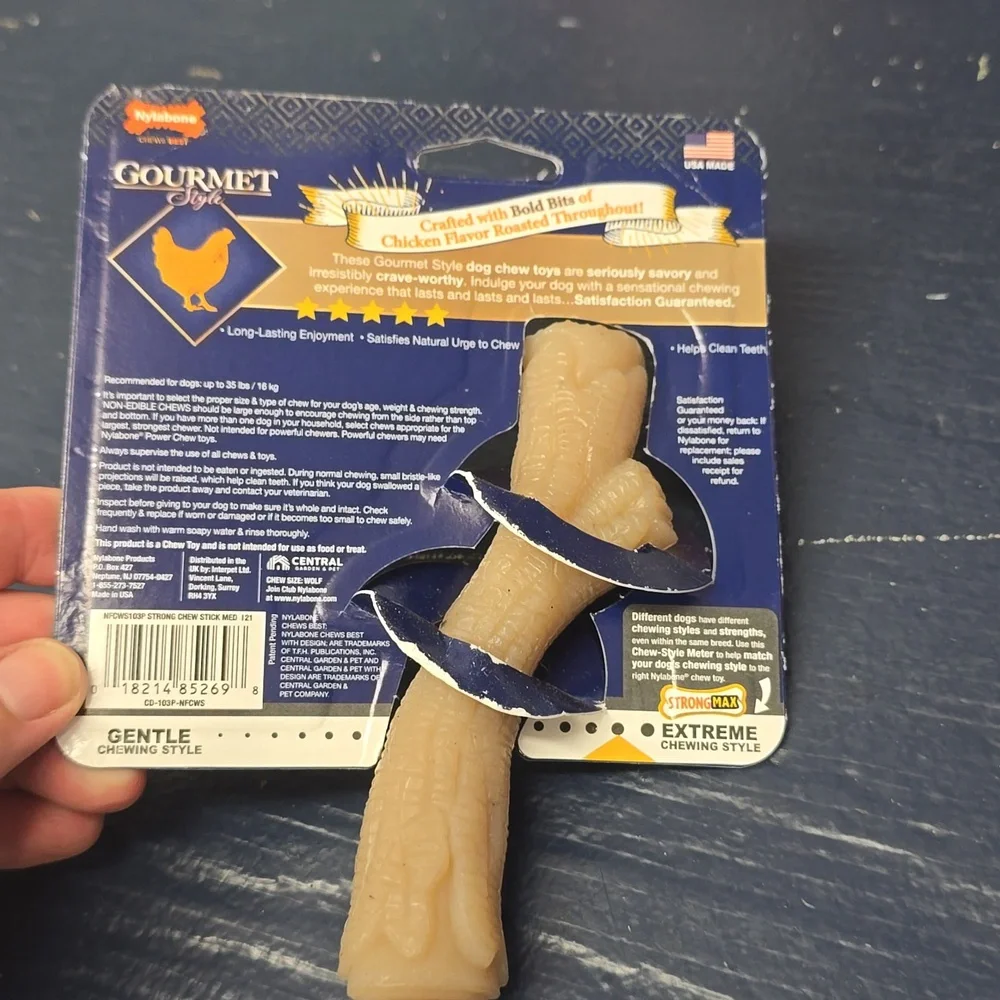 Nylabone Gourmet Style Dog Chew Toy‎ NWT